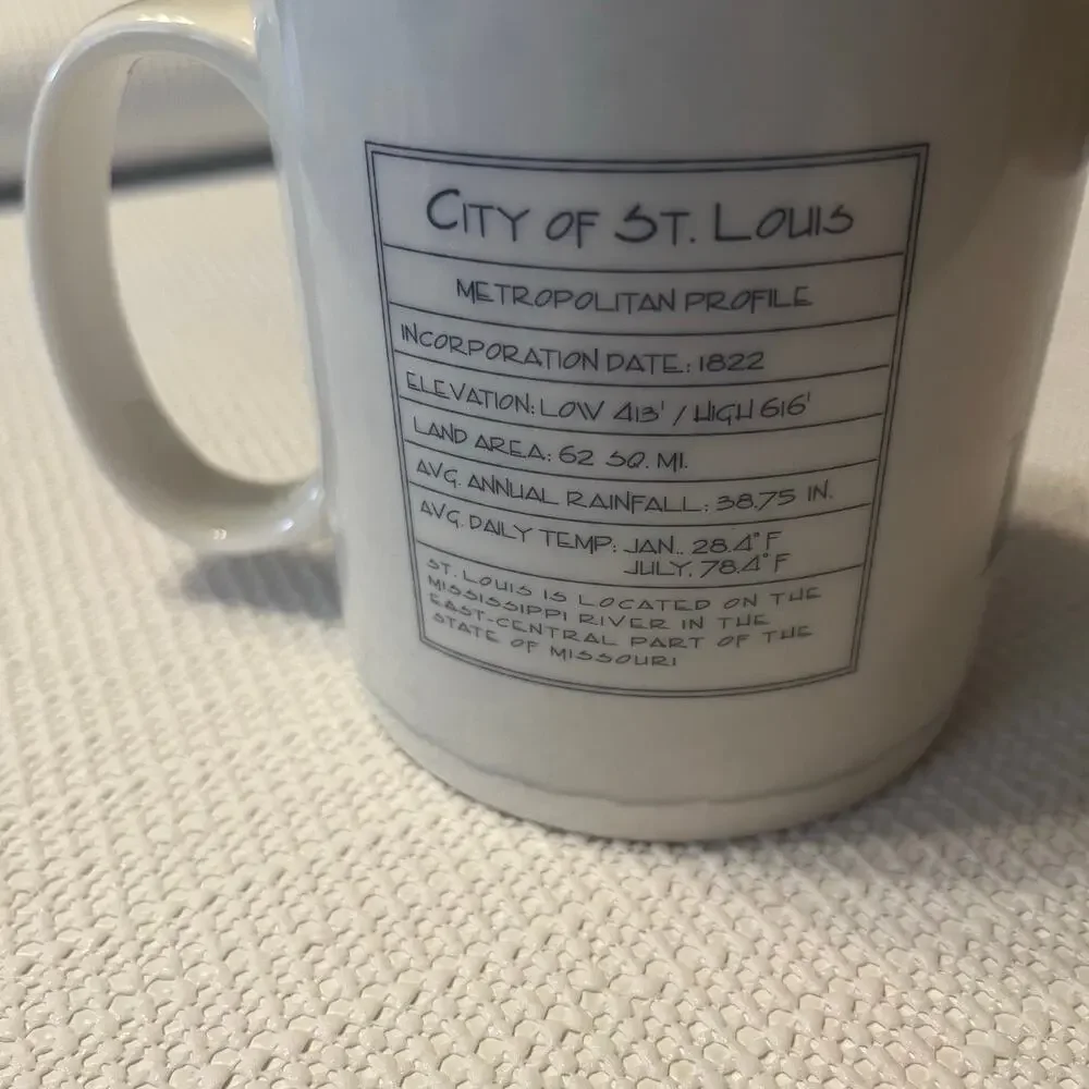 Starbucks coffee company St. Louis destination mug year 2007 18 oz coffee mug